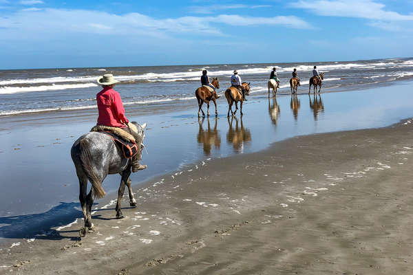 Beach riding in Uruguay
