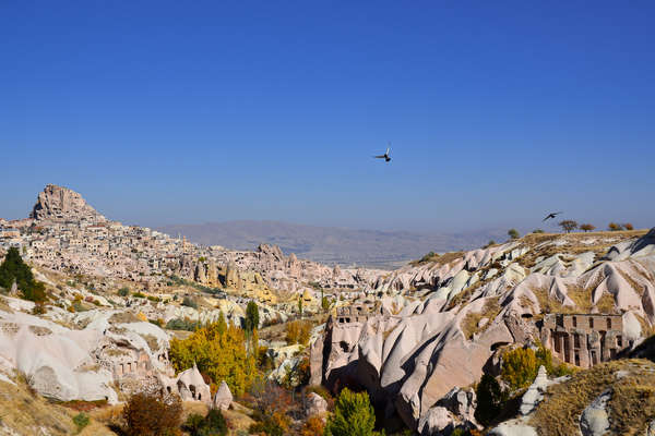 Enjoy spectacular views of Cappadocia from horseback
