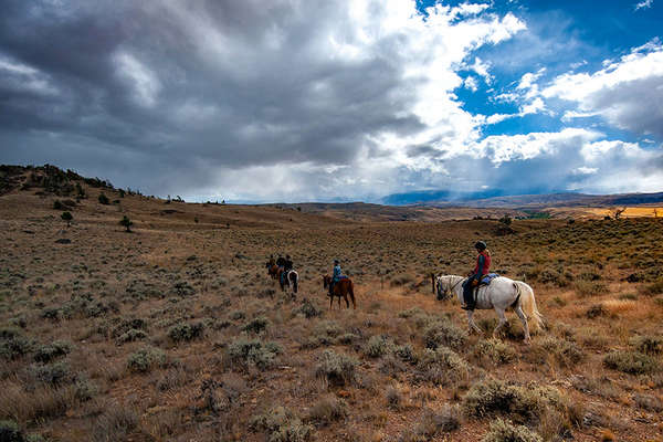 Guest ranch riders in the United States 