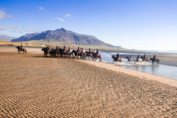 Horseback riding holiday in Iceland, Snaefellsnes Beach Trail