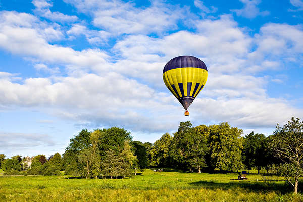 Hot air balloon ride in Monaghan, Castle Leslie