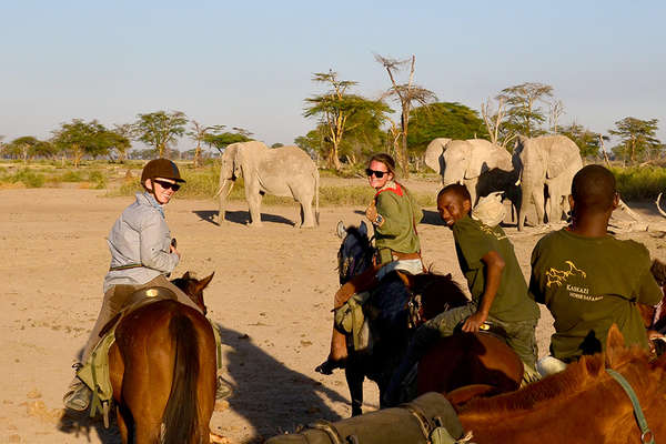 Mobile horseback riding safari in Tanzania  