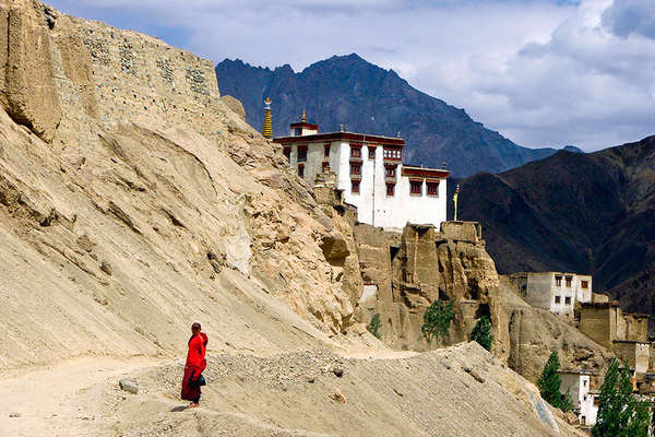 Monastery in Ladakh county in India