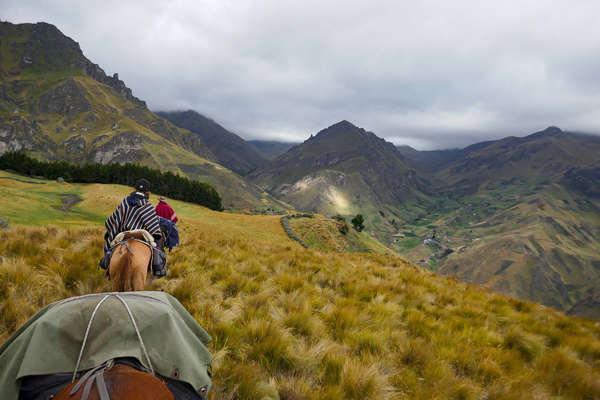 Riding expedition in the Andes
