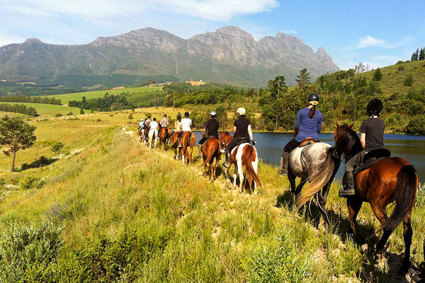 South Africa Cape Winelands riding trails