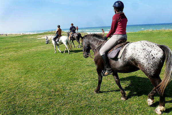 Trail riding in Normandy