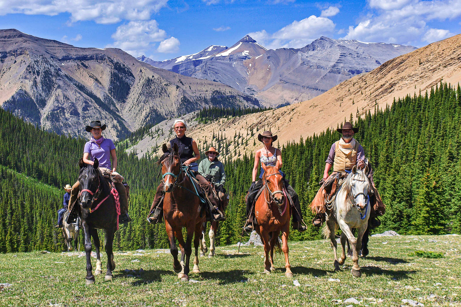Horseback pack trip expedition in the Kananaskis, Canada Equus Journeys