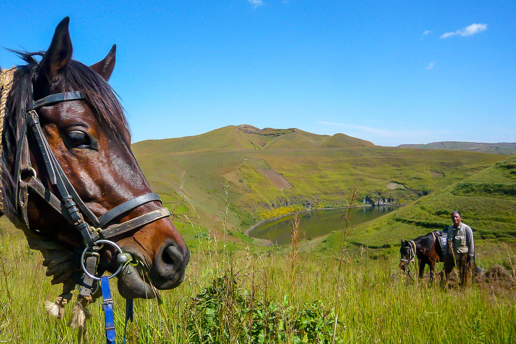 Beautiful landscape of the Malagasy countryside