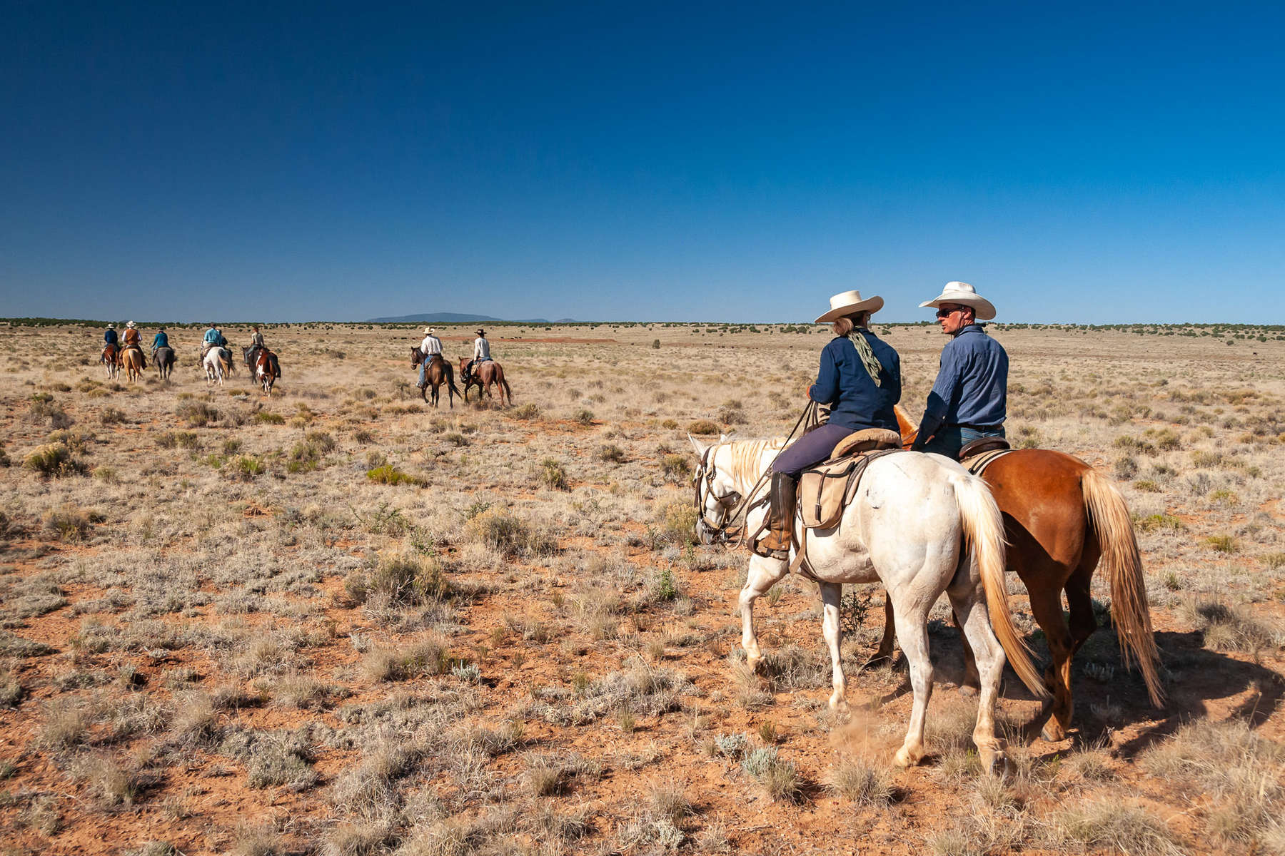 Horseback trail in the United States