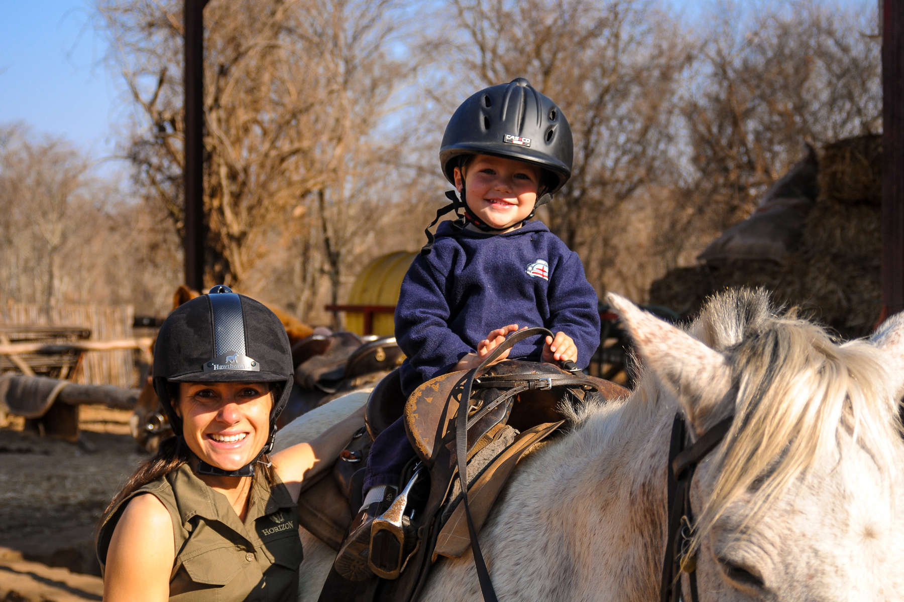 Little rider in South Africa