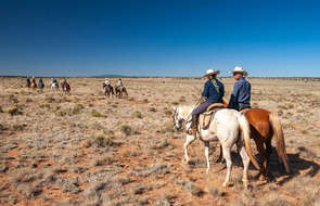 Horseback trail in the United States