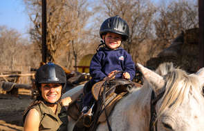 Little rider in South Africa