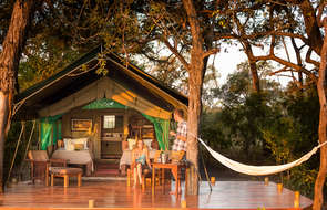 Tents at Macatoo Camp, Botswana