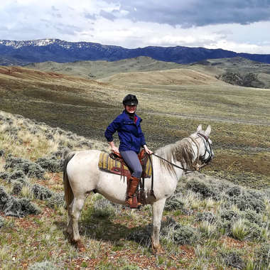 Iris Lapprand horse riding, team Equus Journeys
