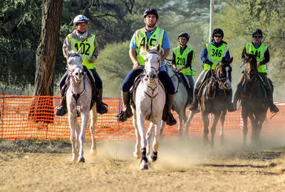 Endurance riding in Namibia