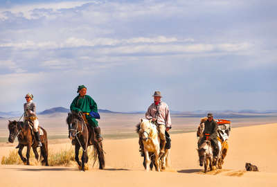 Gobi desert in Mongolia
