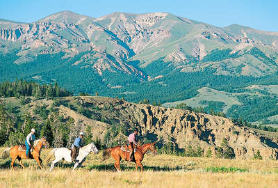 Horse riding ranch stay in Wyoming 