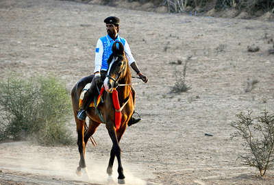 Horseback riding through Shekawati India
