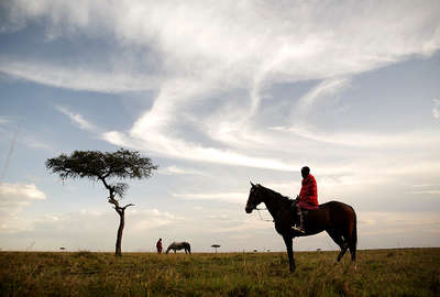 Masai and his horse