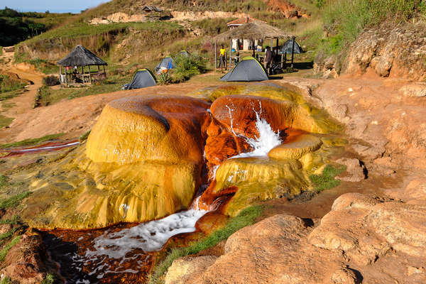 A natural geyser in Madagascar