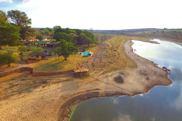 Aerial view of Horizon Lodge