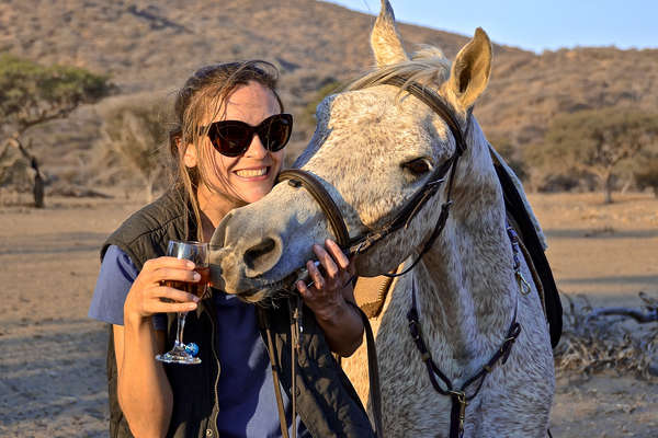 African riding safari at Okapuka lodge