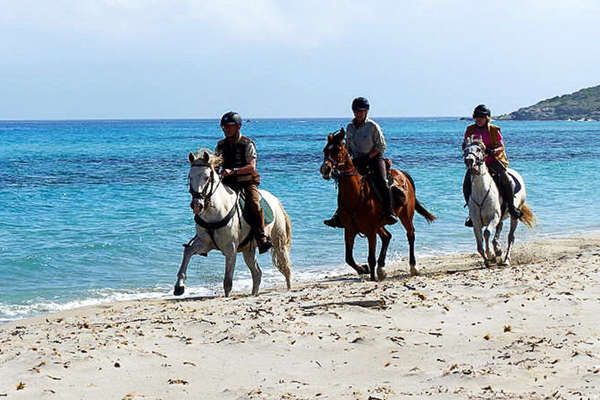 Beach ride in Pyrenees