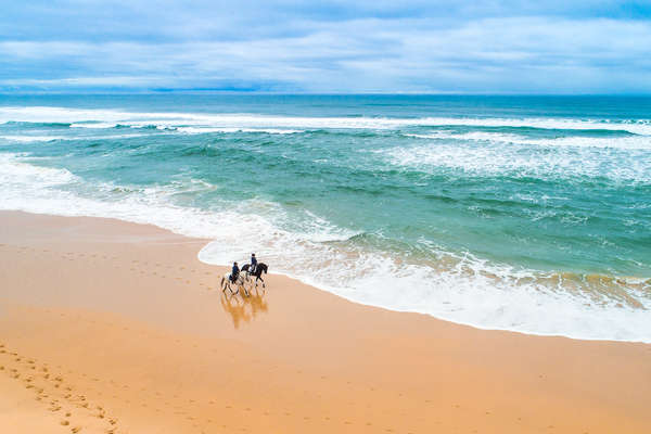Beach riding in Portugal, Quinta do Rol
