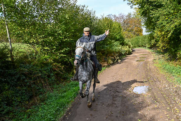 Canter in Burgundy, France