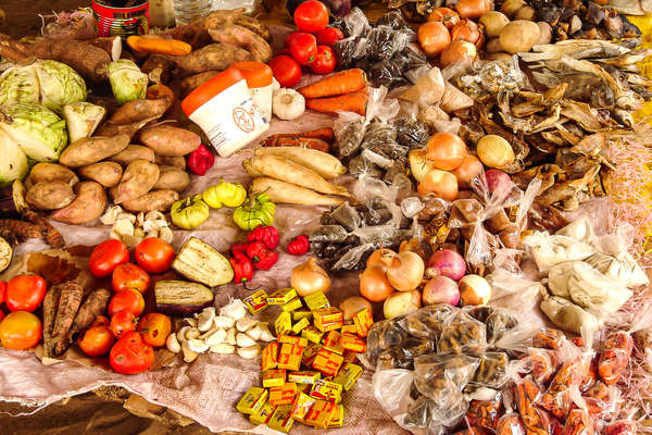 Colourful fruit at the local market