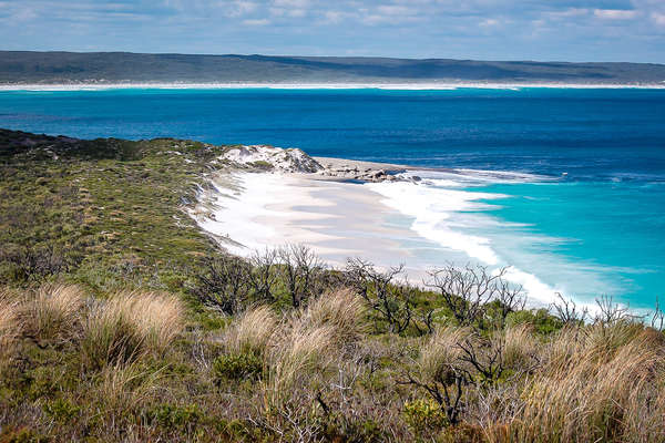 Deserted beach in Australia