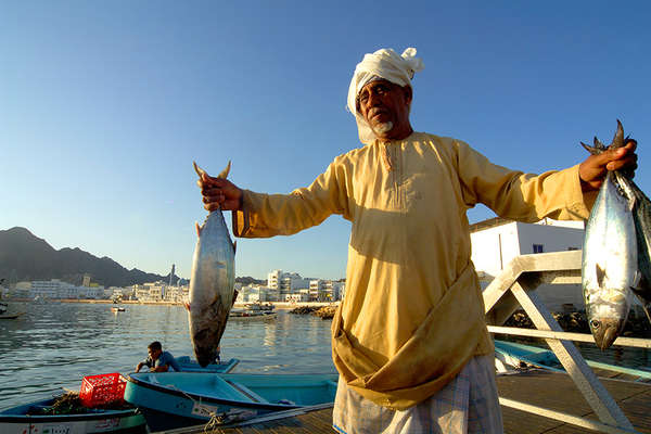 Fisherman in Oman