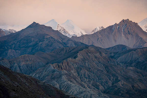 Himalayas in the early morning light 