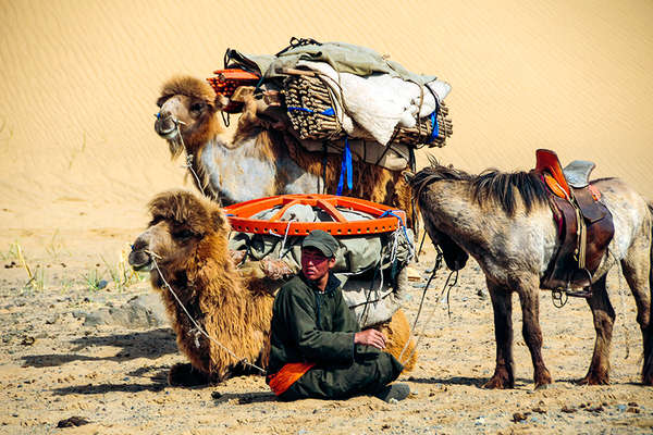 horseback in Mongolia