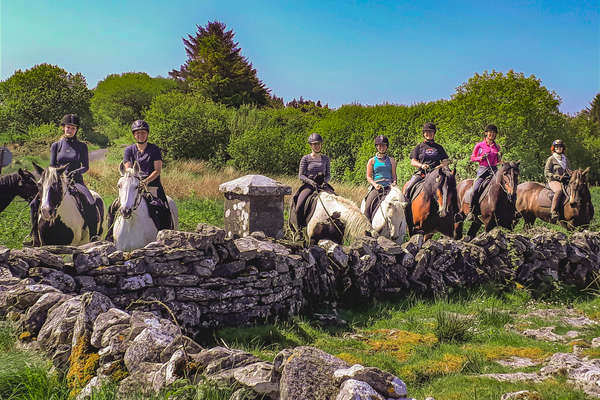 Horseback riding in Ireland