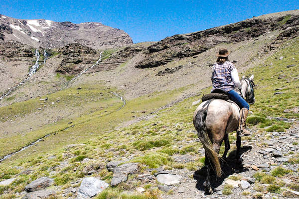 Horseback trail ride across Southern Spain