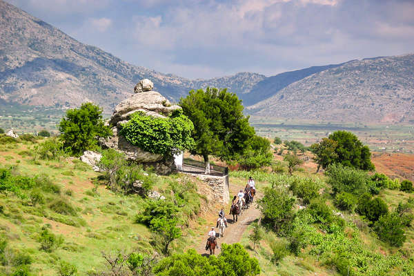 Horseback vacation in Crete