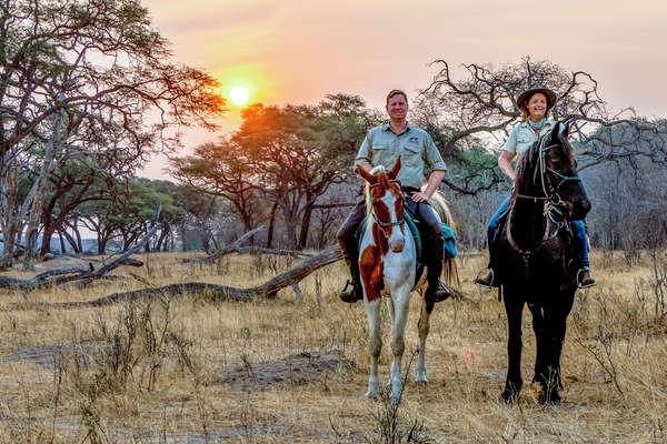 James and Janine Varden in Zimbabwe