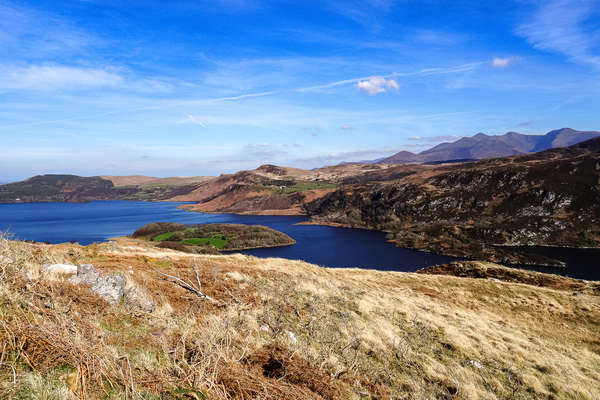 Landscape around the Ring of Kerry in Ireland