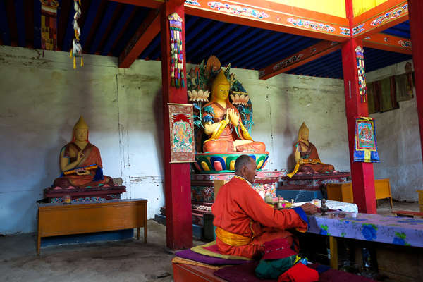 Monks in Mongolia