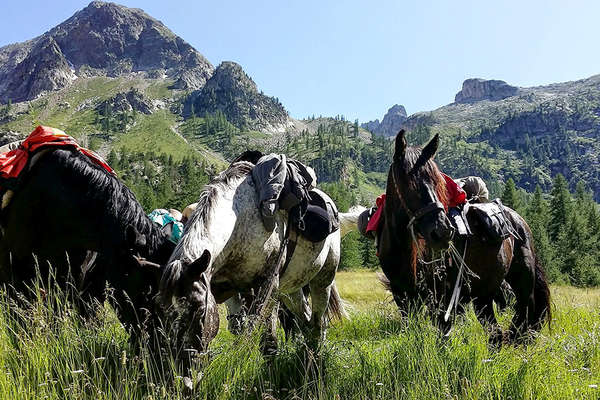 Mountain scenery in Mercantour