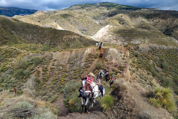 Mountainous trail ride through Southern Spain