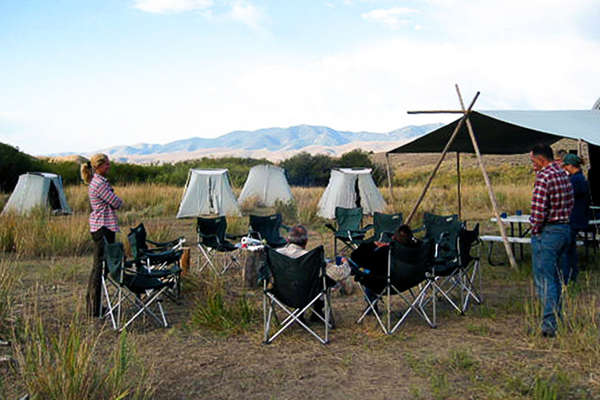 Moving camp in Idaho
