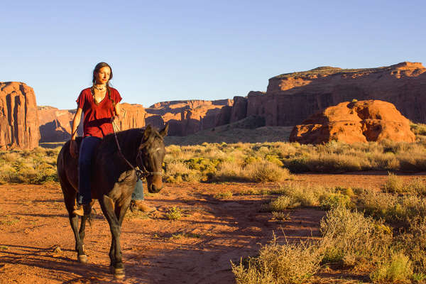 Navajo guide in Utah, USA