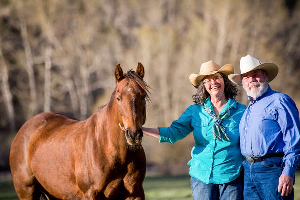 Patty and Zach Wirth at Rocking Z Ranch