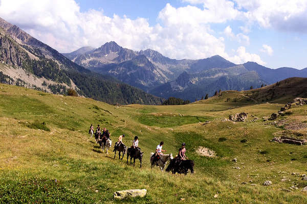 Remote trails in the Alps