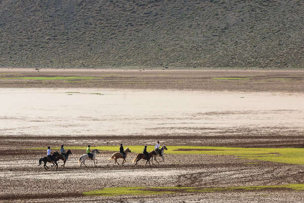 Riders enjoying a trail riding holiday in Morocco