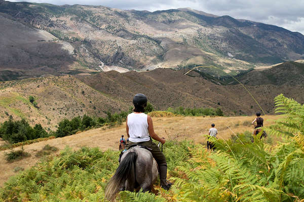 Riders in Albania 