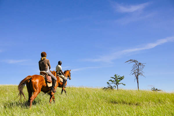 Riders in Kenya at Borana Lodge and Conservancy