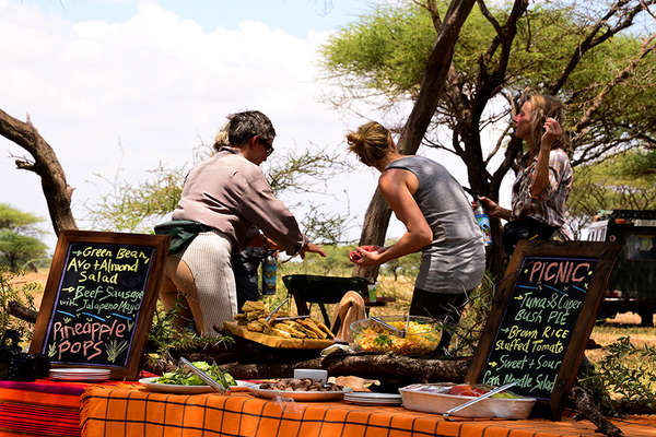 Riding safari in Tanzania